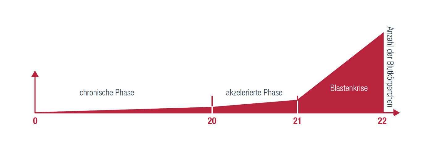Darstellung der Blasten krise